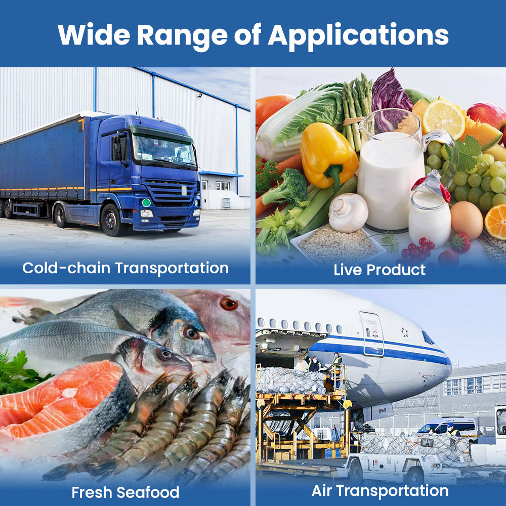 iDiAK U60T USB Temperature Data Logger Single Use PDF/Excel 60 Days Cold Chain Transportation Fresh Tag
